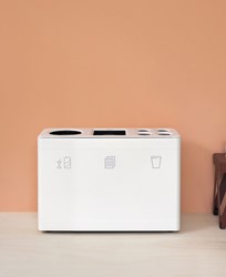 Afvalscheidingsbak Ditch 3-delig restafval-plastic-bekers