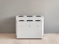 Afvalscheidingsbak Ditch 3-delig restafval-plastic-gft XL-2