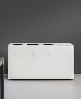 Afvalscheidingsbak Ditch 4-delig restafval-papier-plastic-bekers