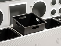 Afvalscheidingsbak Ditch 3-delig restafval-plastic-gft-3