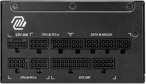 MSI MAG A1000GL PCIE5 power supply unit 1000 W 24-pin ATX ATX Zwart-3