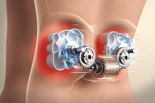 SKG VS500 stimulator Taille Grijs-3