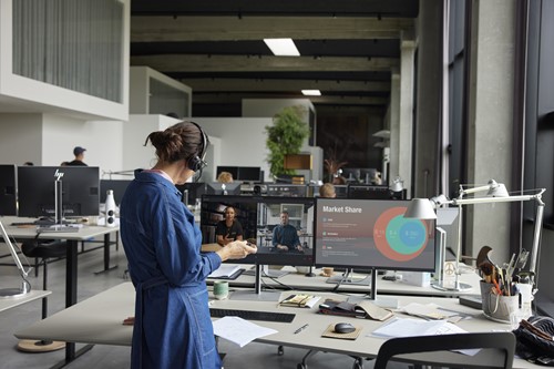 HP Poly Savi 8420 Office Stereo DECT 1880-1900 MHz Headset-2