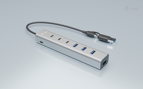 i-tec USB-C/USB-A Charging Metal HUB 7 port (3x USB-C, 4x USB-A)-3