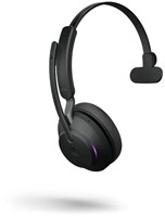 Jabra Evolve2 65, MS Mono Headset Draadloos Hoofdband USB-A met standaard, Zwart-2