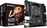 GIGABYTE A520I AC moederbord AMD A520 Socket AM4 mini ITX