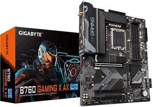 GIGABYTE B760 GAMING X AX moederbord Intel B760 Express LGA 1700 ATX