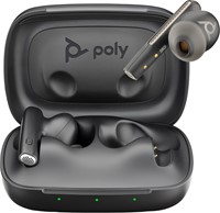 HP Poly Poly Voyager Free 60 UC Carbon Black Earbuds + BT700 USB-C-adapter + oplaadcase basis