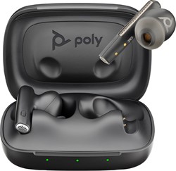 HP Poly Poly Voyager Free 60 UC Carbon Black Earbuds + BT700 USB-C-adapter + oplaadcase basis