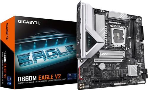GIGABYTE B860M EAGLE V2 moederbord Intel B860 LGA 1851 (Socket V1) micro ATX