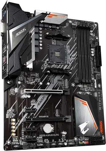 GIGABYTE A520 AORUS ELITE moederbord AMD A520 Socket AM4 ATX-2