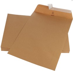 Envelop Gallery B4 250x353mm zelfkl bruin 250st