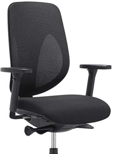 Bureaustoel Giroflex 353-4029 NPR zitting zwart netrug zwart-3