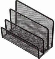 Brievenstandaard Helit 3-vaks "the mail network' zwart -3