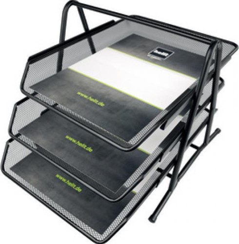 Brievenbak Helit 'the bridge network' zwart