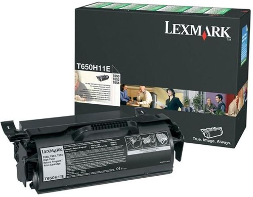 Tonercartridge Lexmark T650H11E zwart