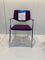 Bezoekersstoel Giroflex 656-6204 paars