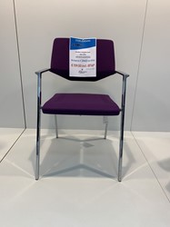 Bezoekersstoel Giroflex 656-6204 paars