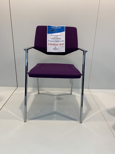 Bezoekersstoel Giroflex 656-6204 paars
