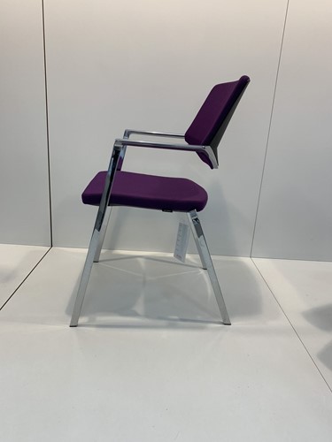 Bezoekersstoel Giroflex 656-6204 paars-2