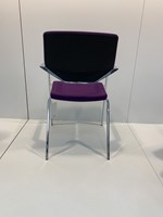 Bezoekersstoel Giroflex 656-6204 paars-3