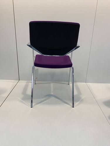 Bezoekersstoel Giroflex 656-6204 paars-3