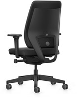 Bureaustoel Interstuhl Joyce is3 JC1N1, met 4D armleggers, gestoffeerde rug Era zwart-3