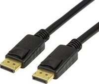 Kabel LogiLink Displayport 1.4 aansluitkabel - 300cm zwart-2