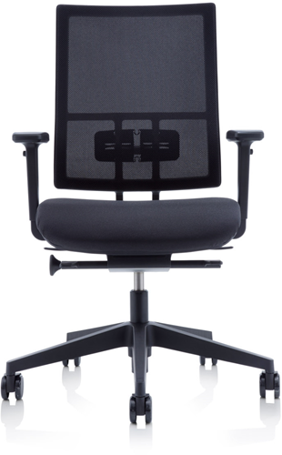 Bureaustoel Köhl Anteo Basic 5000 zitting en netrug zwart