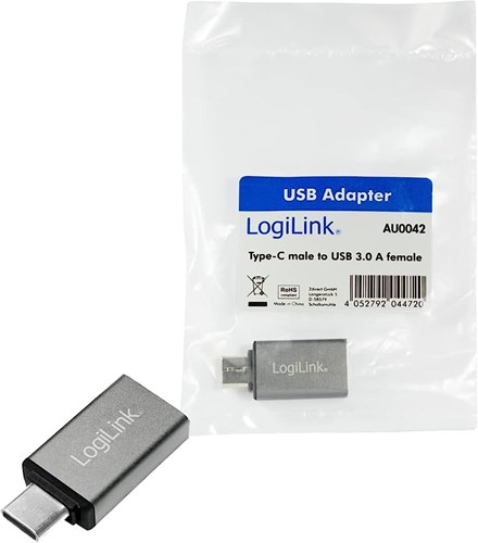 LogiLink USB Adapter, USB-C (3.1) - USB-A (3.0)-3