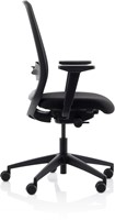 Bureaustoel VROP HS1965-NET, 2D arm zitting Phoenix zwart rug Runner net zwart -2