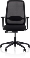 Bureaustoel VROP HS1965-NET zitting zwart rug net zwart 