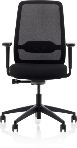 Bureaustoel VROP HS1965-NET zitting zwart rug net zwart 