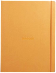 Notitieboek Rhodia A4 lijn oranje