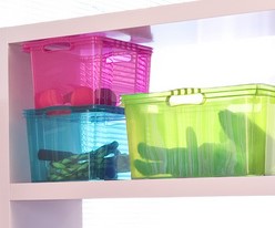 Opbergbox Keeeper Franz 24 liter 430x350x230mm grijs-2