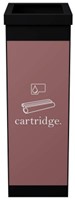 Afvalscheidingsbak Paperflow recyclebox voor cartridges 60ltr zwart 