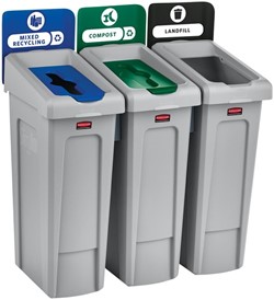 Recycling afvalbak station