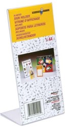 Kaarthouder Deflectio L-standaard 1/3 A4 staand