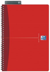 Spiraalblok Oxford Office Essentials A4 lijn 180vel assorti