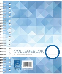Collegeblok Work A5 17-gaats lijn 80vel