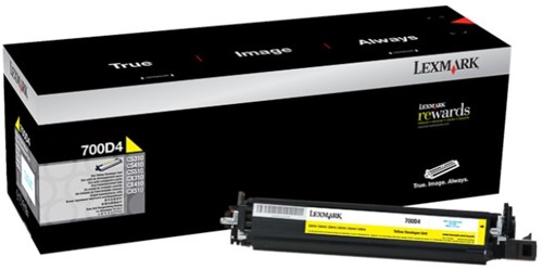 Developer Lexmark 70C0D40 yellow