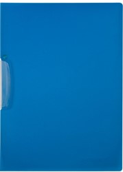 Klemmap Q-Connect A4 25 vellen blauw