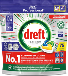 Vaatwastabletten Dreft Platinum 75 stuks
