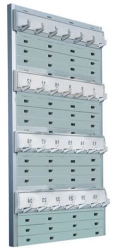 Sleutelrek Durable 24haken 362x215x32mm-2