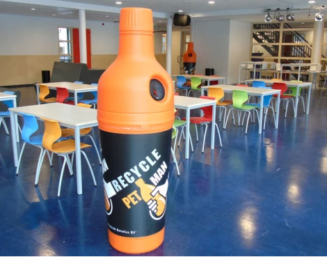 Afvalbak Petman 210 liter zwart-3