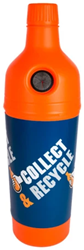 Afvalbak Petman 210 liter oranje