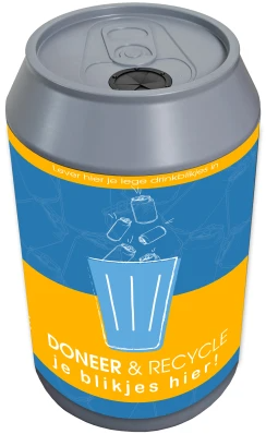 Afvalbak Canman 145 liter grijs-2