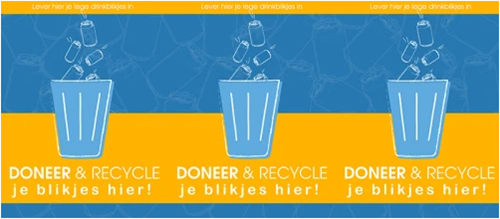 Wikkel tbv afvalbak Canman 145 liter grijs