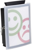 Brievenbus Han Image'in wand zwart 