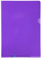 Insteekmap L-model Exacompta A4 PVC 0.13mm paars glad 100 stuks